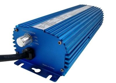 Aluminium HPS Grow Light Ballast Dimmable Digital Electronic 600W