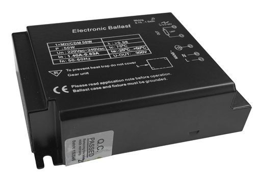 45W HID Digital Metal Halide Ballast, 50W Tekanan Tinggi Sodium Ballast