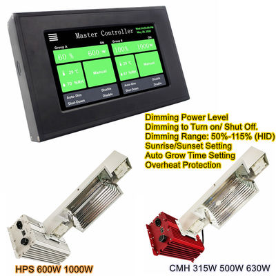 Sensor Kelembaban 315W 0 10V Controller CMH HPS Pencahayaan Tumbuh Tanaman Dalam Ruangan