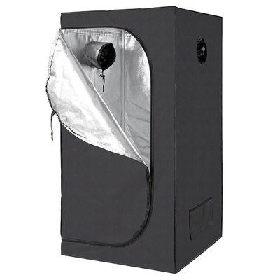 Tenda Tumbuh Hidroponik Lampu Neon 600D Kain Oxford Tenda Bunga LFGB BSCI