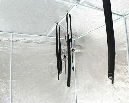 Tenda Tumbuh Hidroponik Lampu Pijar 6,5X6,5 "Pertumbuhan Tanaman Tinggi 200cm