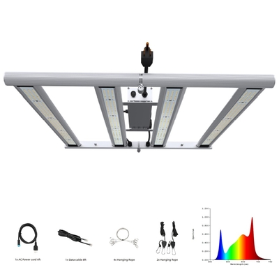 Galaxy 2835SMD LED 240W 4 Bar Lampu Tumbuh Tanaman Lipat 0 - 10V Dapat Diredupkan