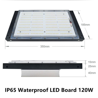 120w Hidroponik LED Grow Lights 3500k Dimmable IP65 Dinilai Tahan Air
