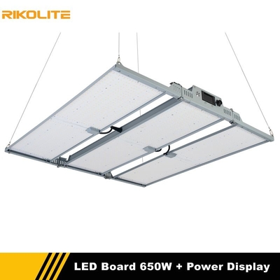 Rikolite Hortikultura LED Grow Lights 650w Quantum Boards Dengan Fungsi Tampilan Daya